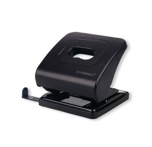 Q-Connect Std Duty Hole Punch Black