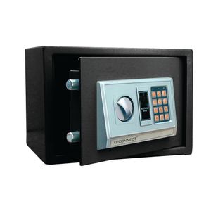 Q-Connect Electronic Safe 10L Blk