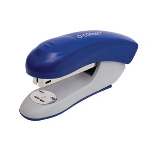 Half Strip Plastic Stapler Blue