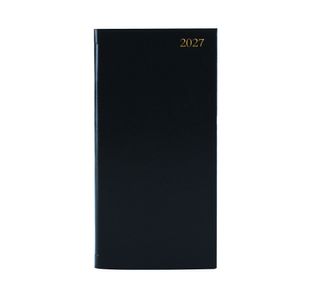 Slim Desk Diary Ptrt Wtv Black 2027