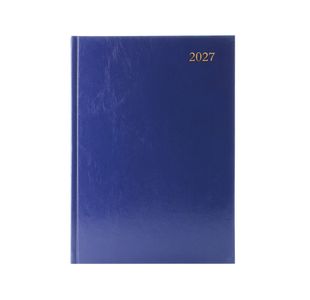 Desk Diary 2 Ppd A4 Blue 2027