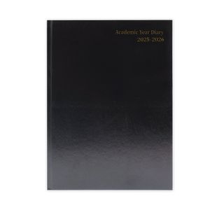 Acad Diary Wtv A4 Black 2025-2026