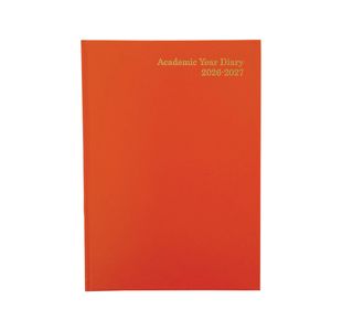 Academic Diary Wtv A4 Orange 2026-27
