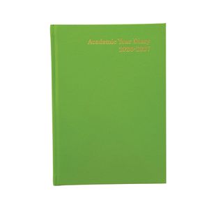 Academic Diary Wtv A5 Green 2026-27