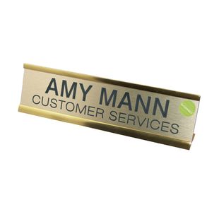 Q-Connect Custom Door/Desk Name Plte