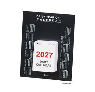 Daily Tear Off Desk Calendar 2027