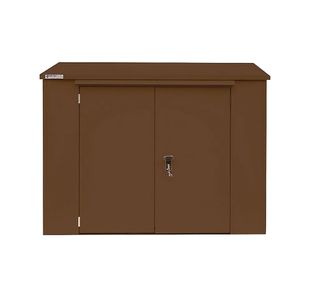 Richmond 6X3 Metal Outdoor Shed Brwn