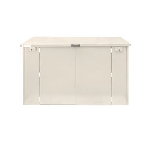 Ripon Lift Up 6X3 Metal Shed Ivory