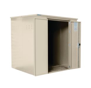 Ryedale 6X6 Metal Outdoor Shed Ivory