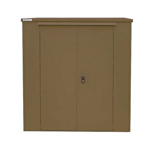 Harrogate 6X6 Metal Outdr Shed Brown