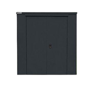 Harrogate 6X6 Metal Shed Dark Grey