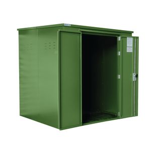 Ryedale 6X6 Metal Shed Light Green