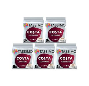 Tassimo Costa Cappu 16X5 Pods Pk80