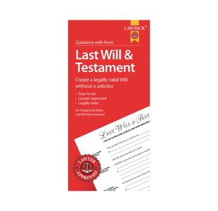 Law Pack Last Will And Testament