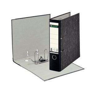 Leitz 180 Lach File 80Mm A4 Blk Pk10