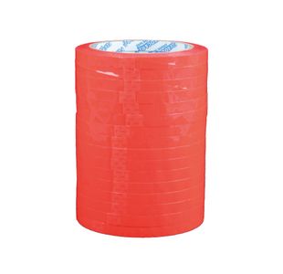 Vinyl Tape 9Mmx66M Red Pk16