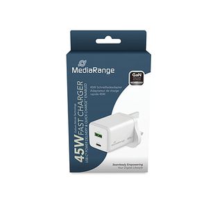 45W Gan Fast Charging Adapter White