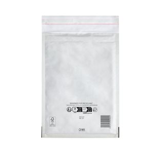 Bubble Lined Bag White 180X260 Pk100