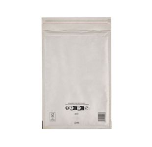 Bubble Lined Bag White 220X330 Pk50