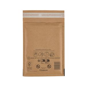 Bubble Postal Bags Gold C/0 Pk200