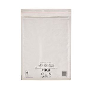 Bubble Postal Bags White H/5 Pk100