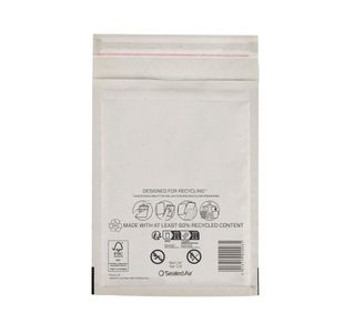 Bubble Postal Bags White C/0 Pk200