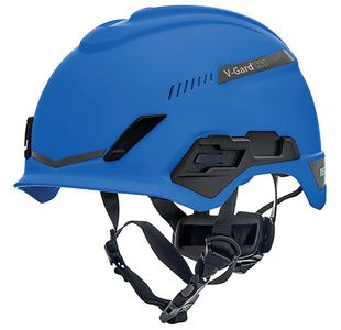 V-Gard H1 Tri-Vented Saf Helmet Blue