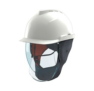 V-Gard 950 Class 2 Elect Helmet Wht