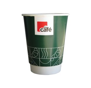 Mycafe Dbl Wall Paper Cups 12Oz Pk25