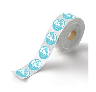 Food Label Fish Free 25Mm (Pk1000)