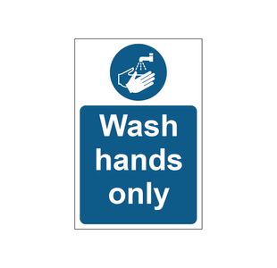 Wash Hands Sign Save Vnl 200X300