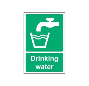 Drinking Water Sign Save Vnl 100X150