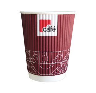Mycafe Ripple Wall Hot Cup 8Oz Pk500