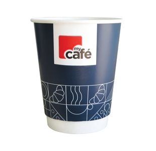 Mycafe Single Wall Hot Cup 8Oz Pk50