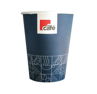 Mycafe Single Wall Hot Cup 12Oz Pk50