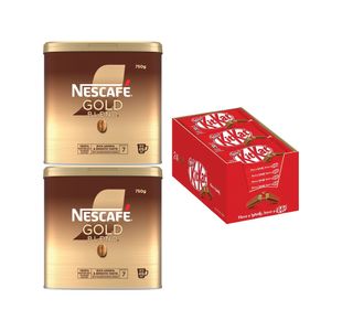 Gold Blend 750G X2 + Foc Kitkat Pk24