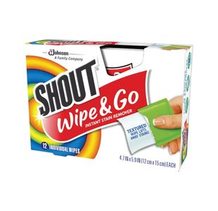 Shout Wipe + Go 12X12 Wipes Pk144
