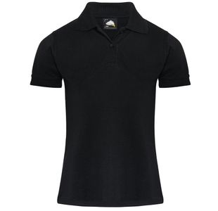 Ladies Eagle Polo Shirt Black 8