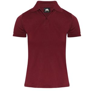 Ladies Eagle Polo Burgundy 18