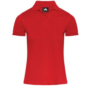 Ladies Eagle Polo Shirt Red 14