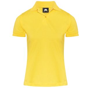 Ladies Eagle Polo Shirt Yellow 22