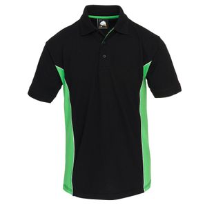 Silverswift Polo Shirt Blk/Lime 4Xl