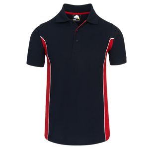 Silverswift Polo Shirt Navy/Red L