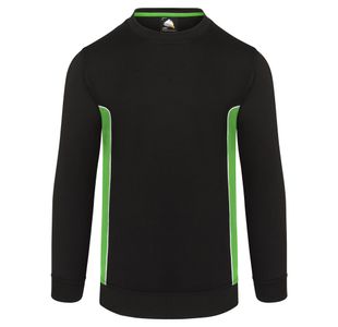 Silverswift Sweatshirt Blk/Lime 3Xl