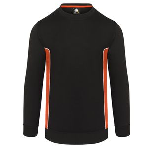 Silverswift Sweatshirt Blk/Org 3Xl