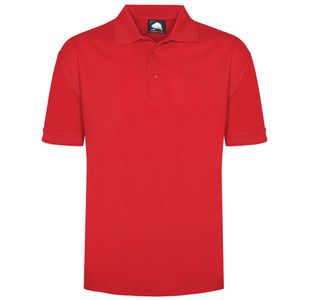Oriole Wicking Polo Shirt Red M
