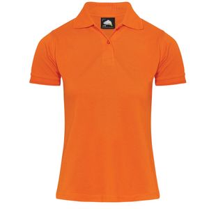Ladies Eagle Polo Shirt Orange 16