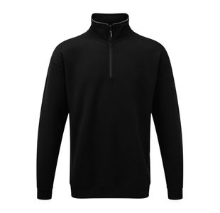 Grouse Qtr Zip Sweatshirt Black 5Xl