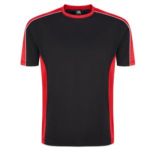 Avocet Wicking T-Shirt Black/Red 5Xl