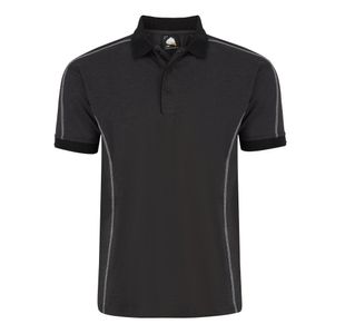 Crane Polo Shirt Charcoal/Blk 2Xl